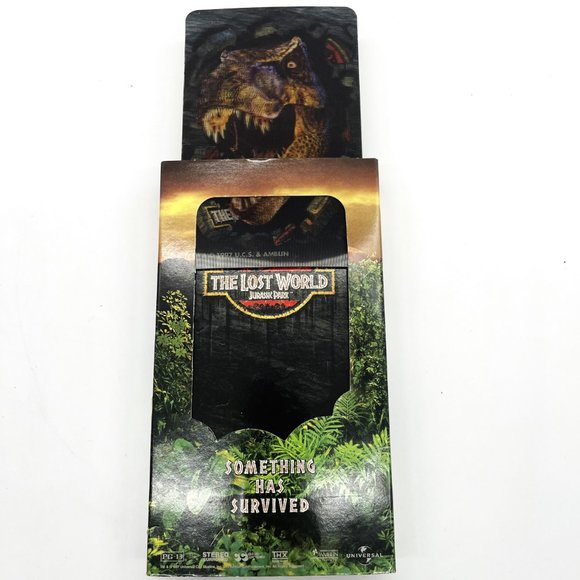 (2) Jurassic Park (original) & The Lost World w/ Hologram Dinosaur VHS Movies - Picture 5 of 5